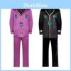 Jojo's Bizarre Adventure Giorno Giovanna Cosplay Kleding Met Polyester Stof Voor Cosplay Evenementen