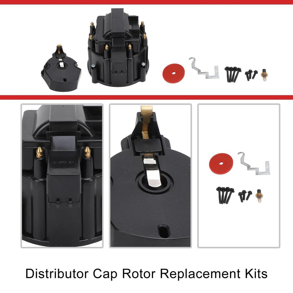 Headerbs Distributor Cap and Rotor Kit Fits 283 305 307 327 350 400 454