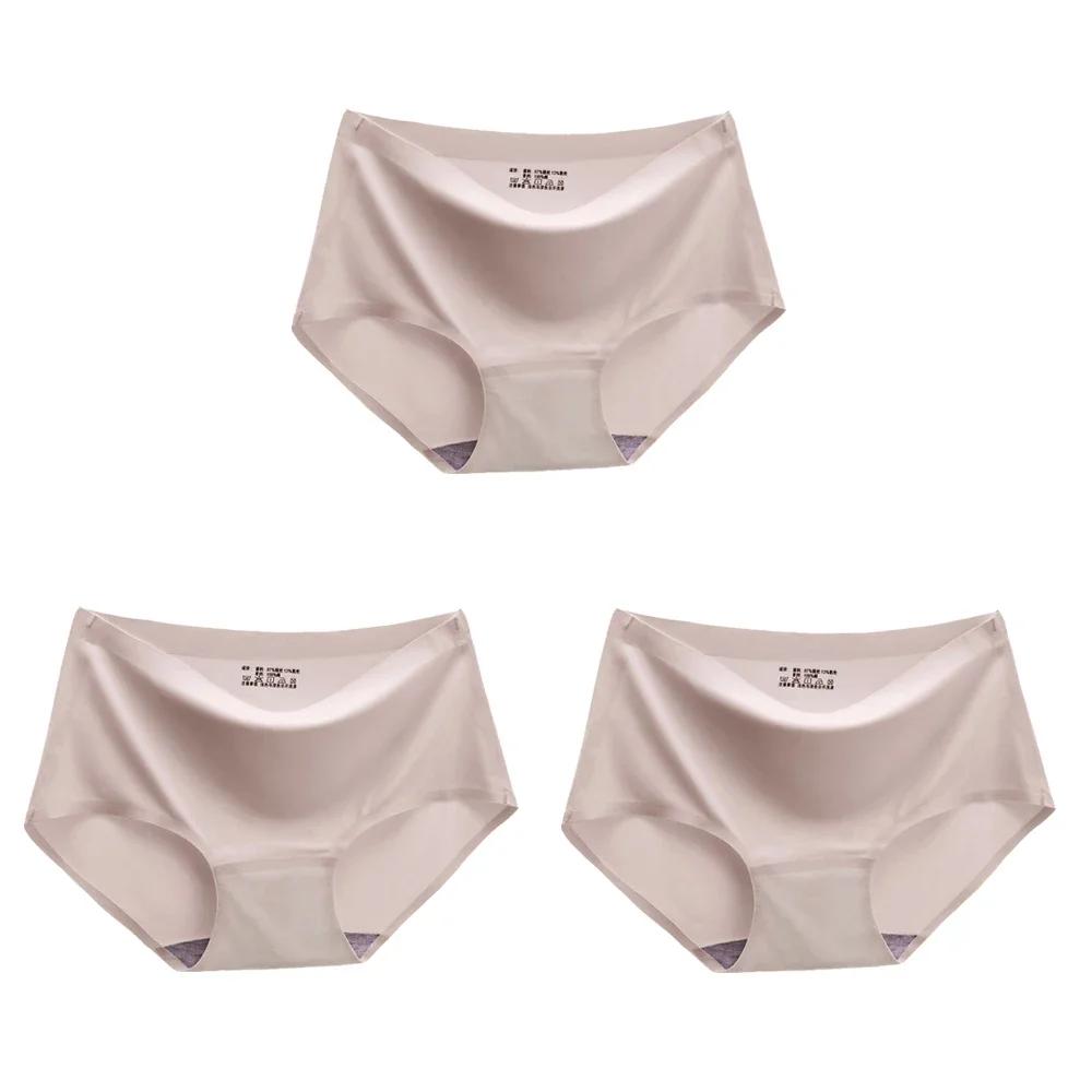 3 PCS/Set Seamless Women's Panties Sports Breathable Underwear Girls Comfort Briefs Skin-Friendly Lingerie Female Underpants