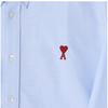 Ami Ami De Coeur Small Heart Logo Oxford Shirt Bfush063 Co0031