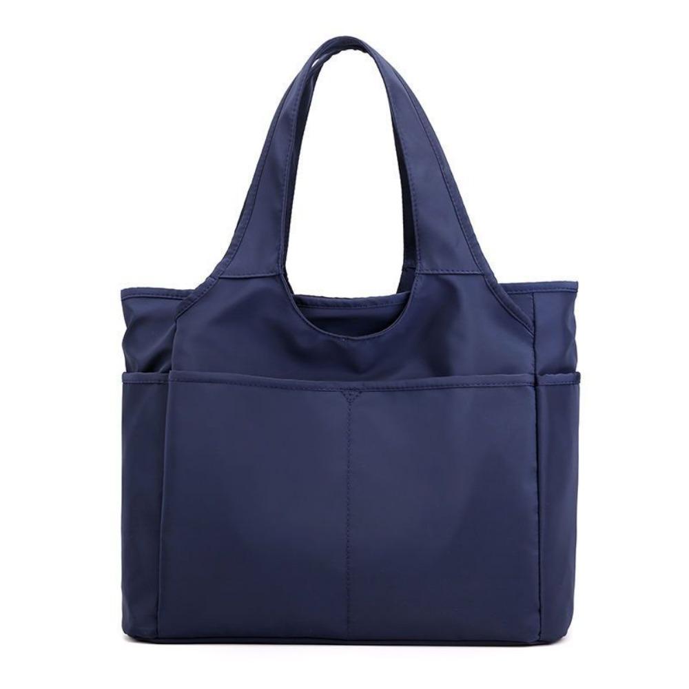 Large Capacity Nylon Shoulder Bag Oxford Cloth Handbag Portable Underarm Tote Bag  Travel