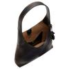 Coach Brooklyn 28 Logo Leather Tote Bag Women Tote Bags Black Brown CBH44-LHPMZ