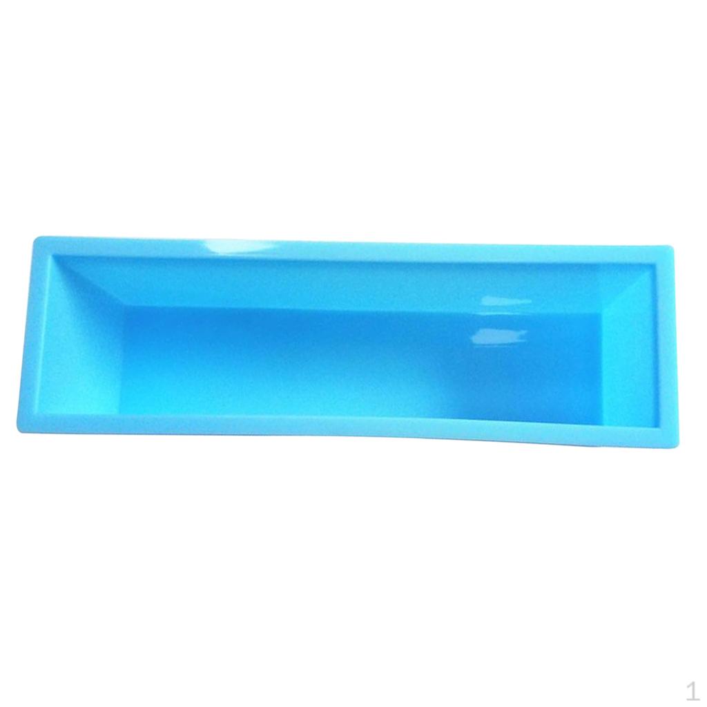 Flexible Rectangular Soap - Loaf with and Lid DIY Tool for Soaps Cake Making Supplies Silicone,