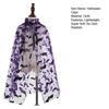 Halloween Cape Lightweight All-Match Dress Up Spider Web Bat Tulle Cloak Cosplay Costume Photography Prop