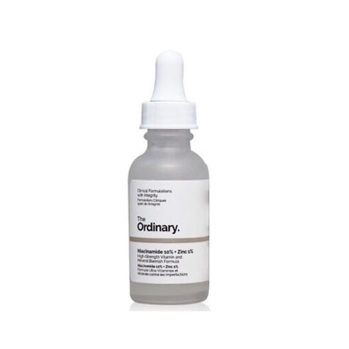Sérum Facial - TheOrdinary - 10% Niacamide - 1% Essence De Zinc - 30 Ml - Vegan