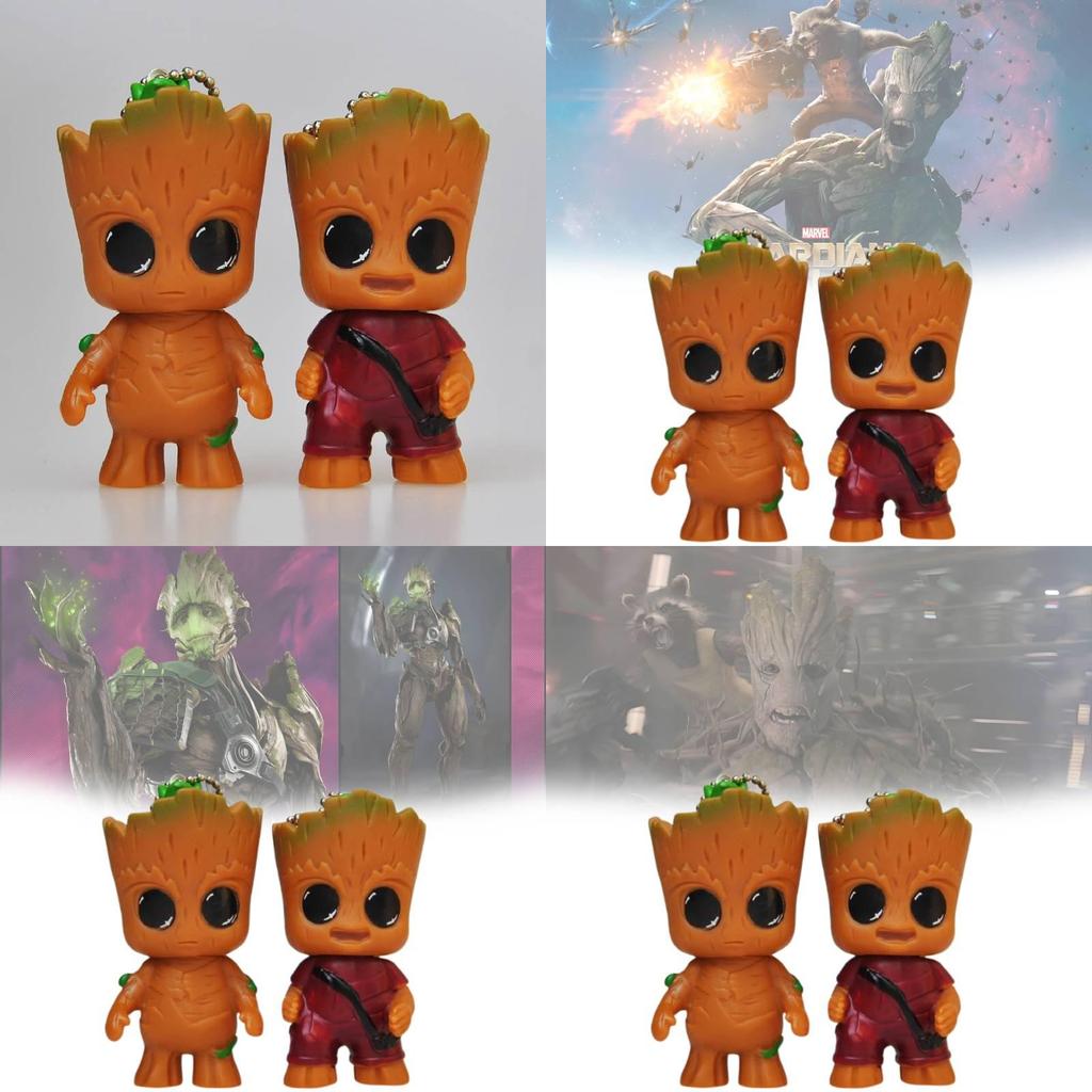 Adorable Groot Keychain Figure From Guardians Of The Galaxy Perfect For Collectors