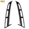 Carbon Fiber Black Front Fog Light Lamp Cover Trim Fits For Hyundai Tucson