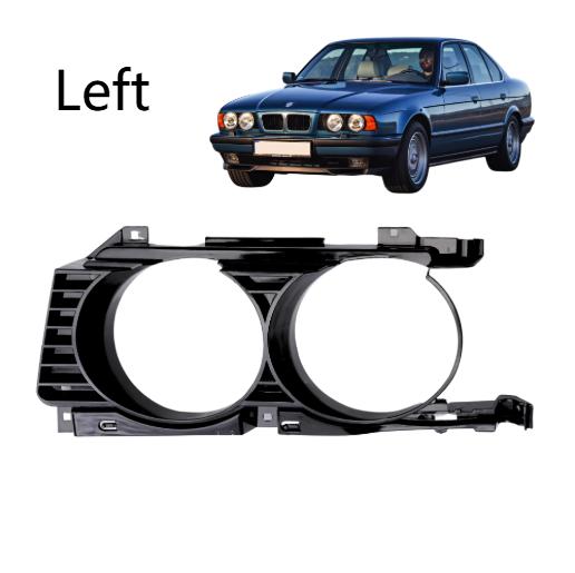 

Headlight Decorative Outer Frame FOR BMW FOR 5 Series E34 1994-1996 51138148311 51138148312 Car Light Decoration Covers