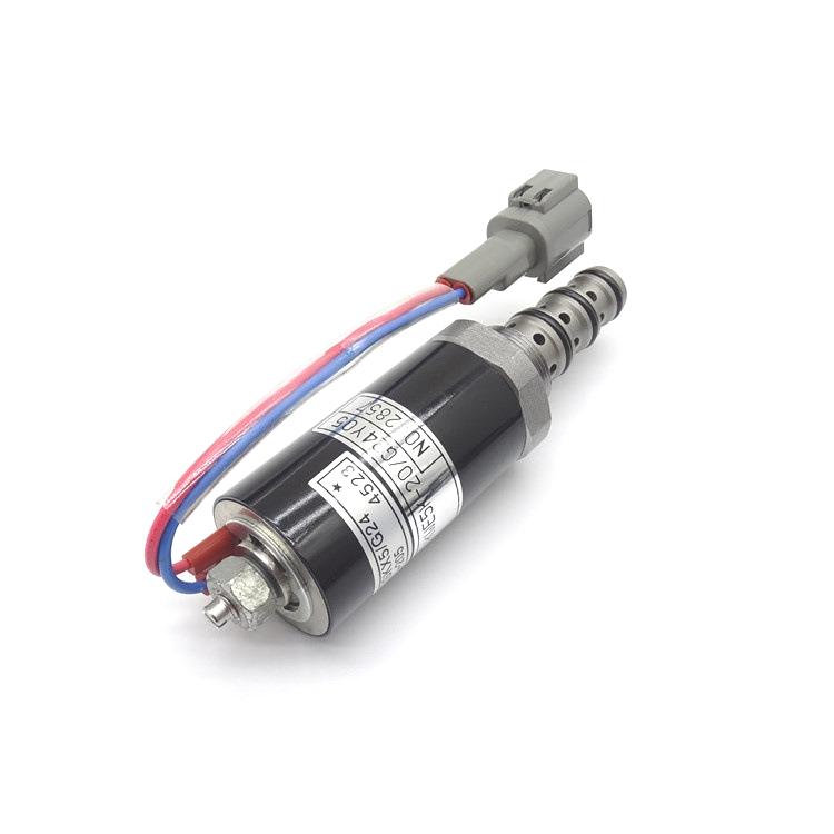 KWE5K-20/G24Y05 Hydraulic Pump Proportional Solenoid Valve with Line for Kato HD820/1023 Excavator Parts