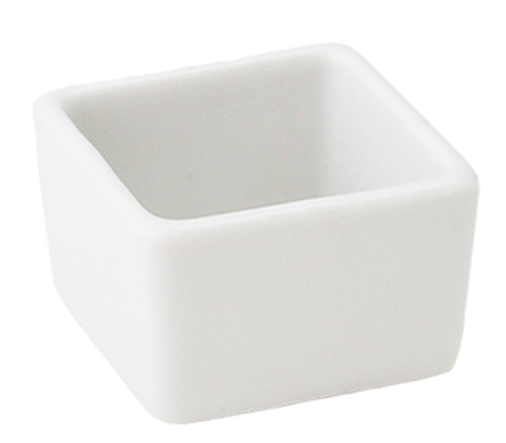 Hatsuyama ovnsskål Hvit 4×4×3Hcm hvit porselens firkantet bønneskål YH-146-11