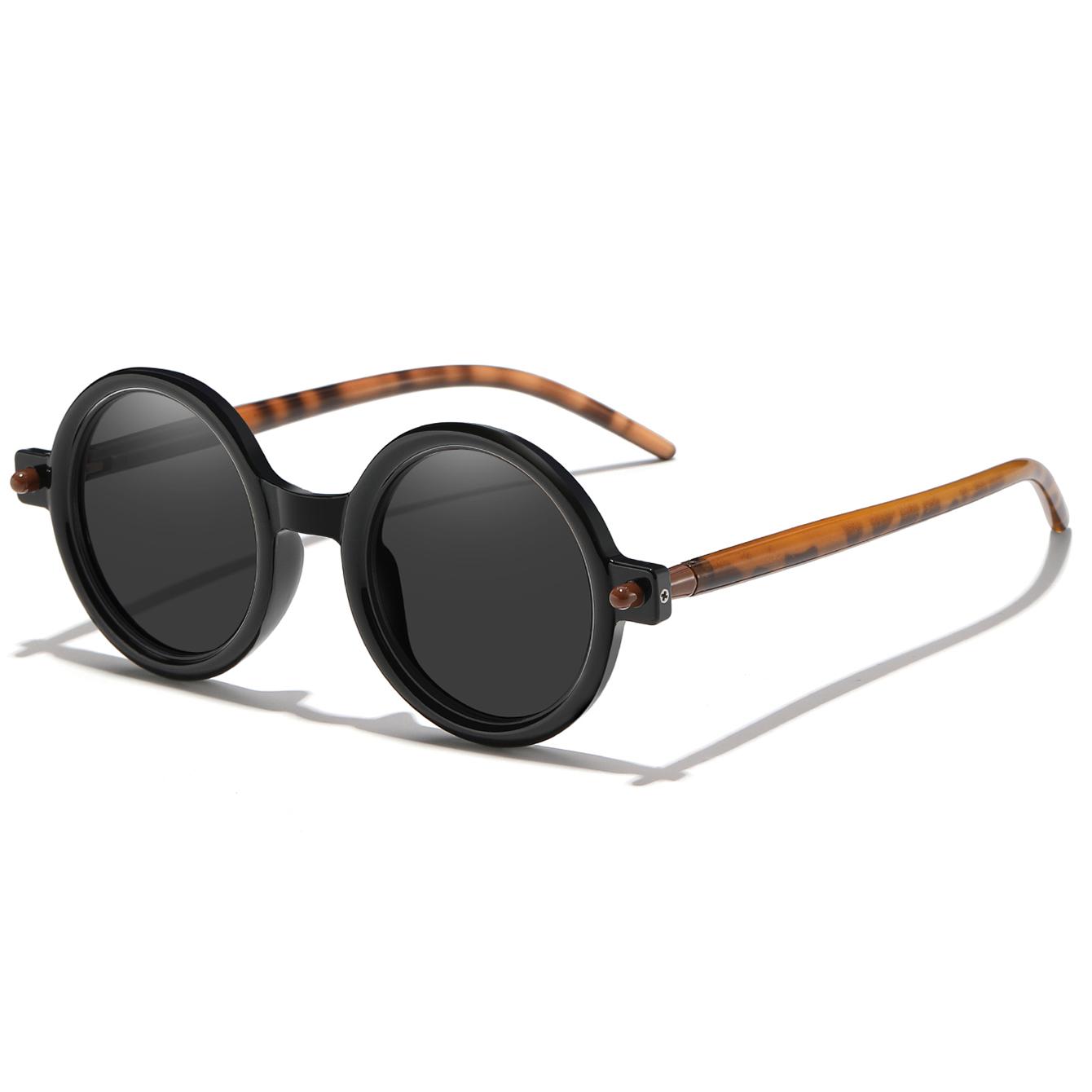 

Men and Women s Retro Round Sunglasses Daily Outfit Shopping Hiking Travel Eyewear Full Frame UV400 Glasses