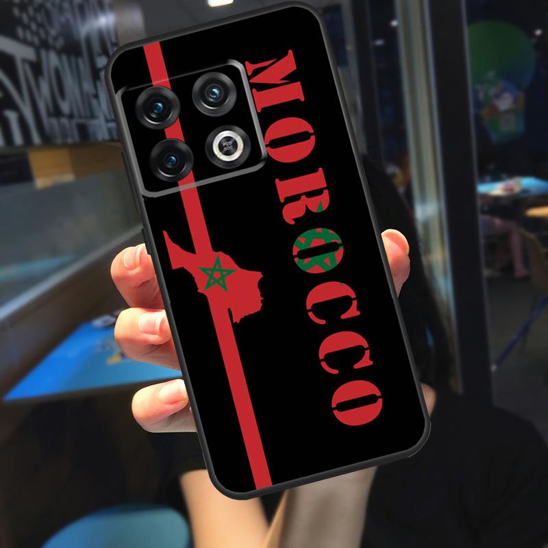 Morocco Flag Coat Of Arms Funda For OnePlus 13R 13 12 R 11 9 10 Pro 8T 9RT 10T OnePlus Nord CE 4 2 3 Lite N20 N30 Case