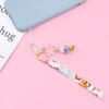 Bells Keychain Wrist Rope Anti-lost Lanyard Phone Strap Lanyard Lucky Cat Bell Sakura Phone Lanyard
