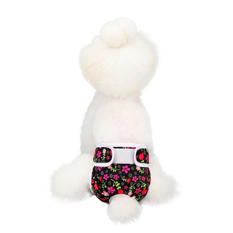 Reusable Dog Diaper Female Dogs Absorbent Leak-Proof Panty In Blue Pink Black S M L XL 2XL