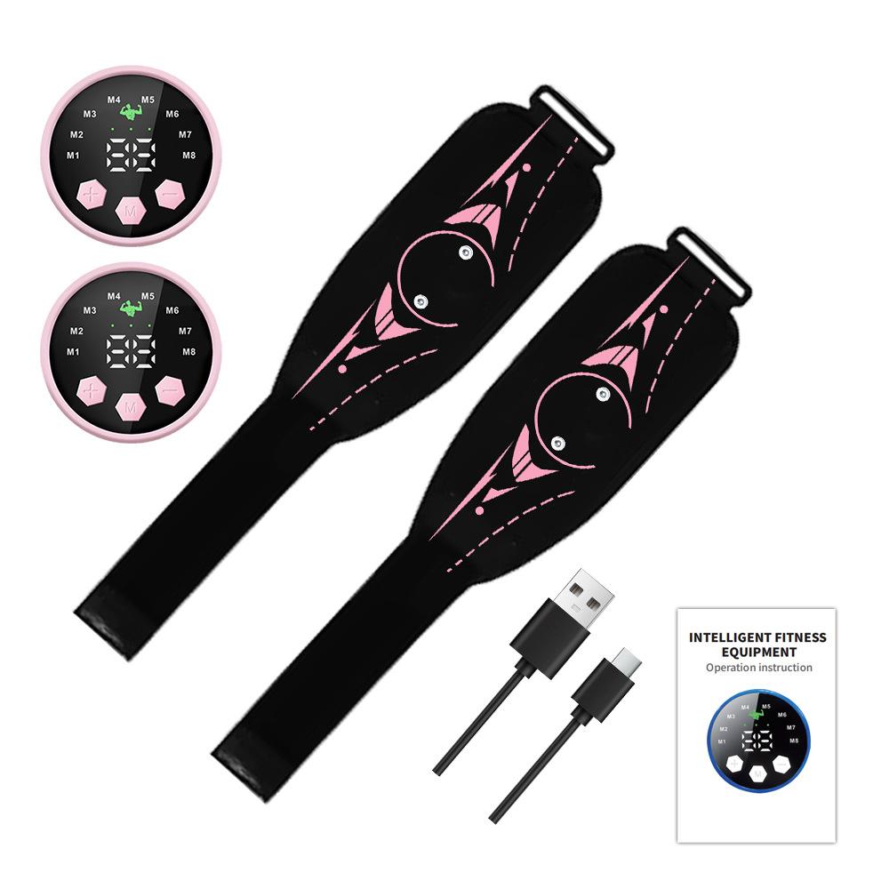 חגורת גירוי שרירים חדשה USB חגורות אימון ABS EMS בטן מותניים בטן עיסוי לאימון חשמלי ציוד כושר למכון כושר ביתי