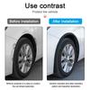 Universal Fender Flare Car Wheel Eyebrow Protector Lip Wheel-arch Trim Arch Extenders Decorative Scratch Proof Car