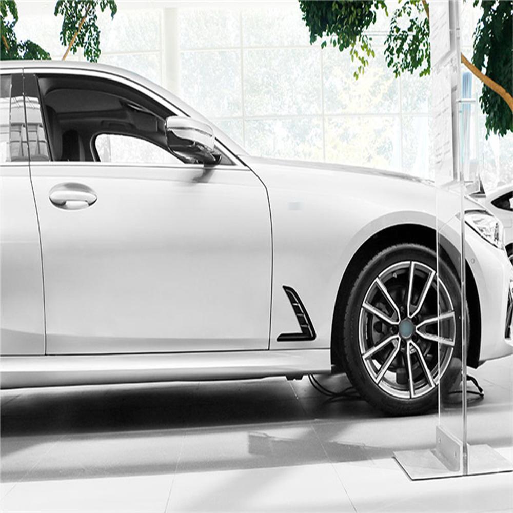 Car Side Body Outlet Cover Trim Carbon Fiber Look For Bmw 3 Series G20 2020-2021