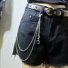 Fashion Punk Street Keychains Chain Skull Tassel Women Men Belt Chain Hip Hop Moon Star Biker Pants Chain Bag Accessories