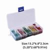 20Pcs Mini Size Car Fuse Kit Tall Low Profile Square Set Fuses 20-60A Case Box Fuse Kit  Vehicle Use