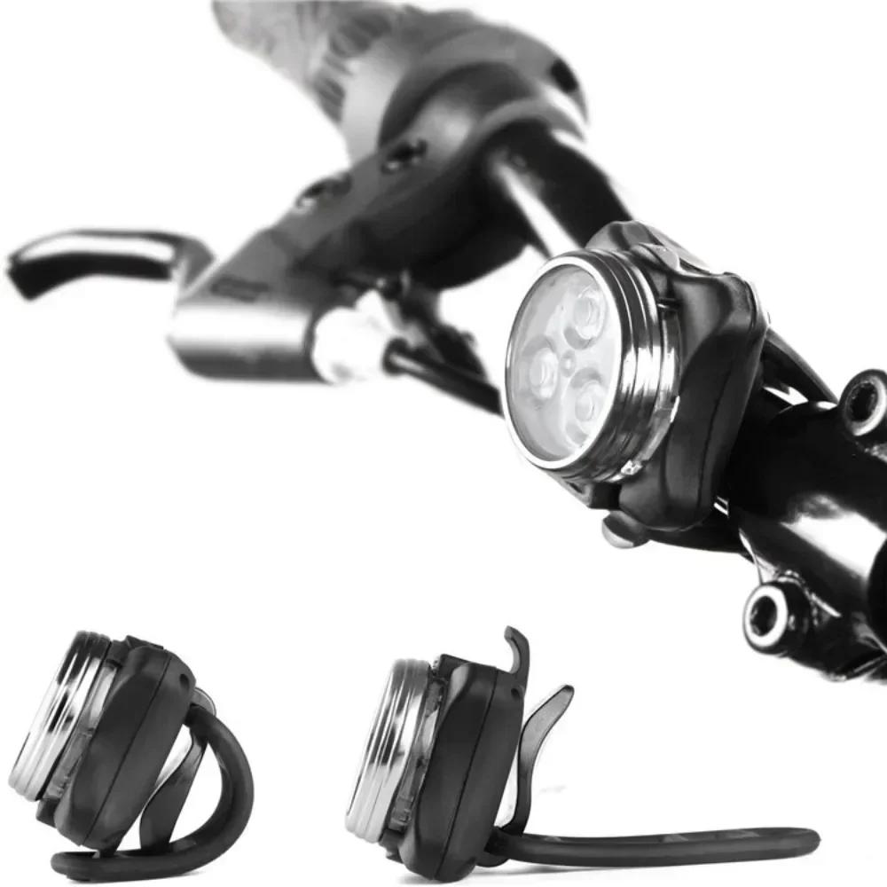 USB Rechargeable Bike Light Set Super Bright Front Headlight and Rear LED Bicycle Light 650mah 4 Light Mode Options