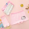 Girls' Plus Size Pure Cotton Safety Shorts - Junior High, Puberty-Friendly Four-Corner Briefs