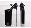 Crossdresser Flowers Stiletto Sexy 30cm Metall Thin High Heels Shoes Woman Waterproof Pumps Zapatos Mujer Plus:35-46