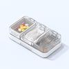 Portable Pill Cutter & Grinder: Compact Medication Box for Splitting, Grinding, and Dispensing Small Pills On-the-Go