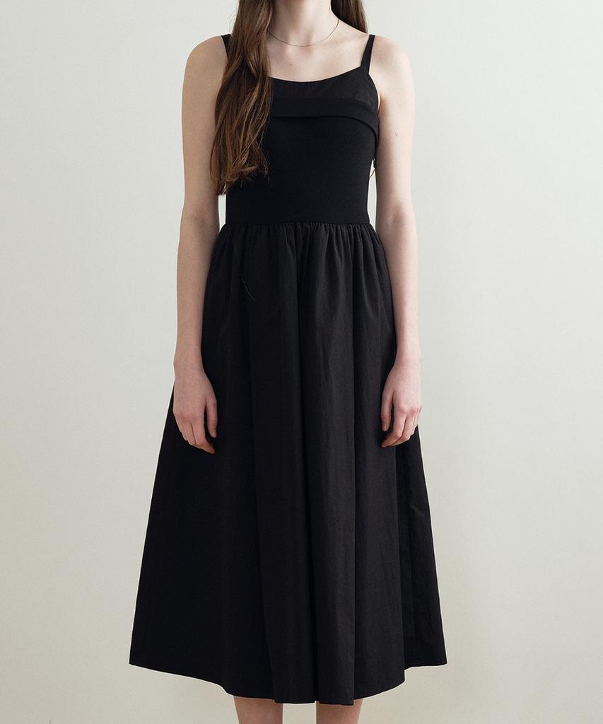 MAKE A TOAST Bustier Strap Dress (Black) Mbfsop004Bk