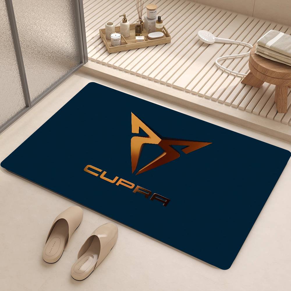Kobercová rohožka s logy C-cupra Retro Více možností Obývací pokoj Kuchyňský koberec Protiskluzový Moderní domácí dekor