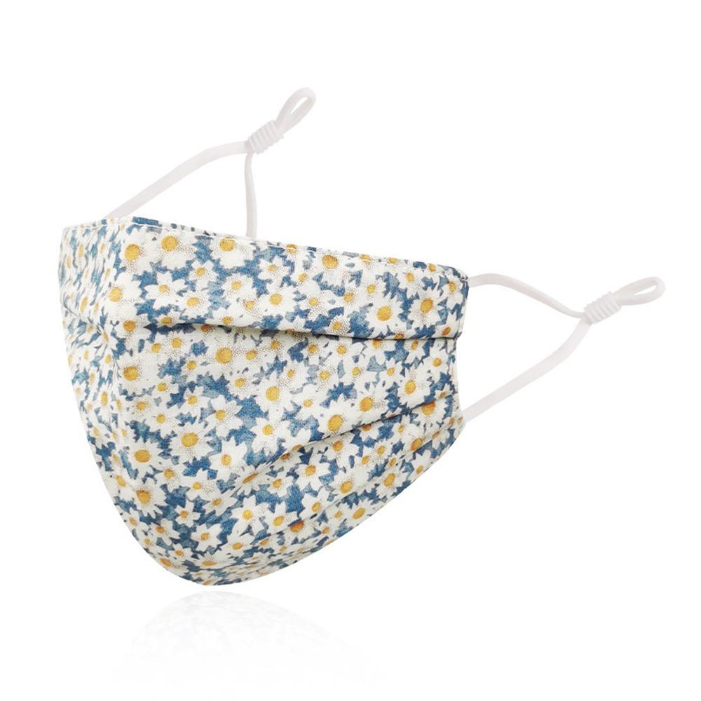 Washable Breathable Face Mask Anti-UV Sunscreen Mask Fashion Cotton Printing Mask  Outdoor Sports