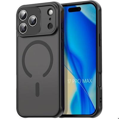 Handyhülle - BOOLING - für iPhone 17 Pro Max - Stoßfest - Schwarz - Integrierte Kamerafolie