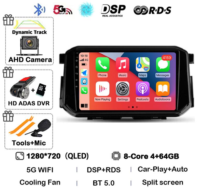 Android 14 Carplay Auto 4G+WIFI For Nissan Terra Xterra 2018 2019 2020-2022 Car Radio Multimedia Video Player GPS 360 Camera DSP