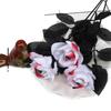 1/5 Stück Horror Künstliche Blume mit Augapfel Schwarze Kunstblume Rose Halloween Cosplay Zubehör Kostüm Heimparty Deko Geschenk