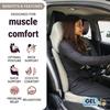 Set Combo Cuscino Ergonomico per Sedile Auto in Memory Foam – Include Supporto Lombare e Poggiatesta – Progettato per un Comfort di Seduta Migliorato e il Supporto della Postura