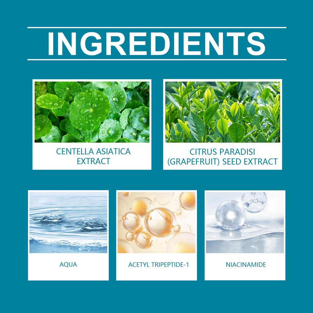 Centella Asiatica Serum Moisturizing And Nourishing Skin Facial Brightening Skin Care Serum 30ml