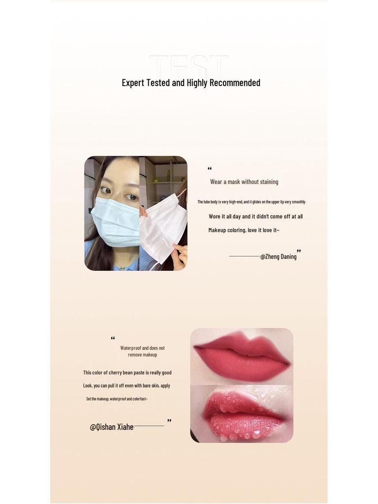 GOVO Pure Matte Non-Stick Velvet Lipstick - Queen Yellow for Brightening, Long-Lasting, Non-Fading Makeup