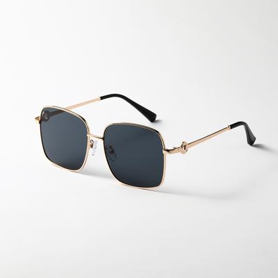 Metal Large Frame Glasses Simple Retro Sunglasses Female Ins Xiaohongshu Sunglasses