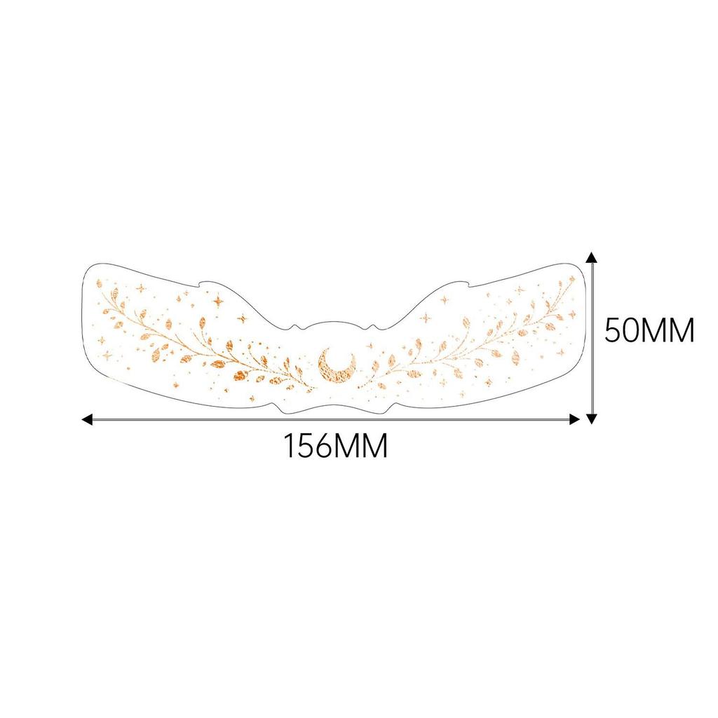 Rose Gold Waterproof Freckle Tattoo Stickers - Stylish and Sweatproof for a Beautiful Look