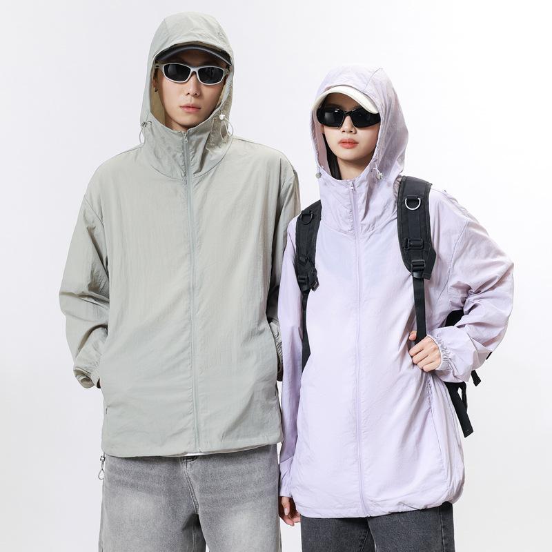 UPF50+ Men's & Women's Summer Hooded Jacket - Quick-Dry, Light, Breathable, Sun-Protective Couple Style