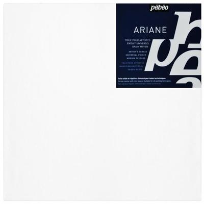 Châssis entoilé - PEBEO - Ariane - 50 x 50 cm - Blanc - 1 pièce - Intérieur