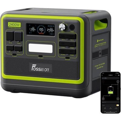 F2400 LiFePO4 Batterie Générateur Electrique -2048Wh 2400W Centrale Électrique Portable Station Energie-Camping RV UPS-APP