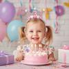 Kids' 2-6Y Flower Crown Hairband Sparkle Girl's Headbands Cute Princess Hair Band  Hair Accessory