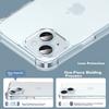 IPhone 15 Case, Full Protection Transparent Shockproof Soft with Air Cushion, Dual Material Anti-Drop, German Imported Bayer TPU, High Transparency