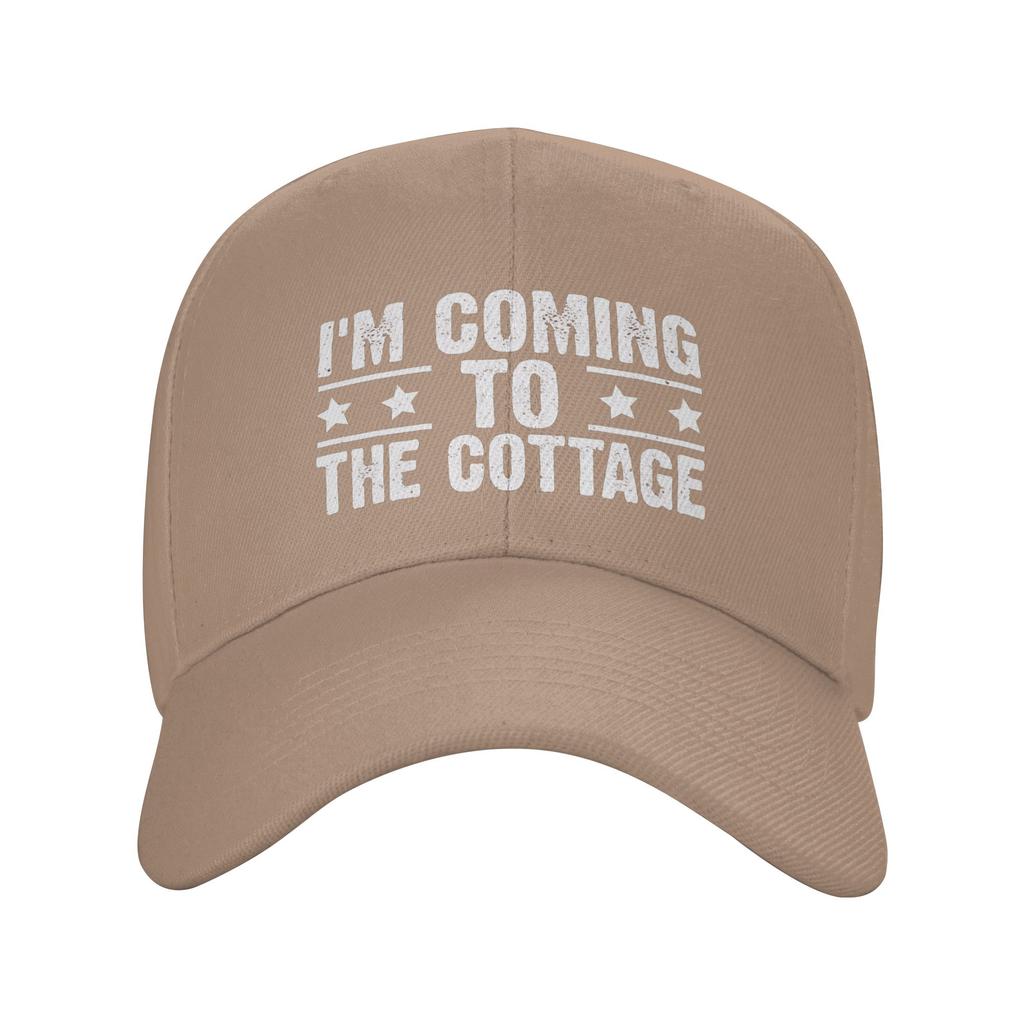 Summer Im Coming To The Cottage Romance Hockey Baseball Cap Running Hippie Y2k Custom Logo Sun Hip Hop Hats Male Snapback Cap