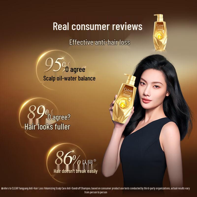 Clear Women's Scalp Care Anti-Hair Loss Volumizing Shampoo