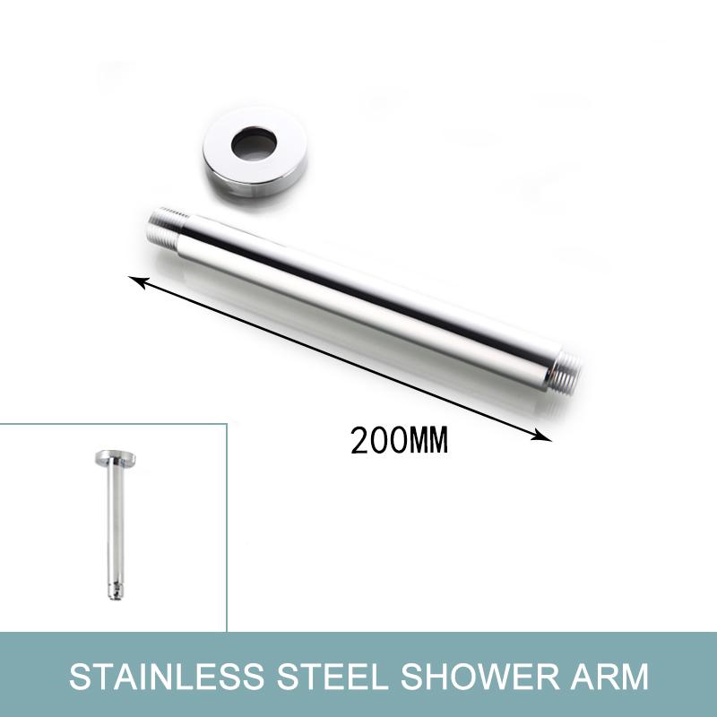 

Круглые и квадратные сверхтонкие душевые лейки из нержавеющей стали 8/10/12 дюймов, дождевая лейка, дождевой душ и держатель, хром, полированный