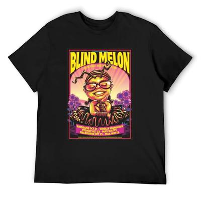 Tour Australiano-Blind Melon T-shirt vintage Manica corta Magliette divertenti Louboutins T-shirt da uomo
