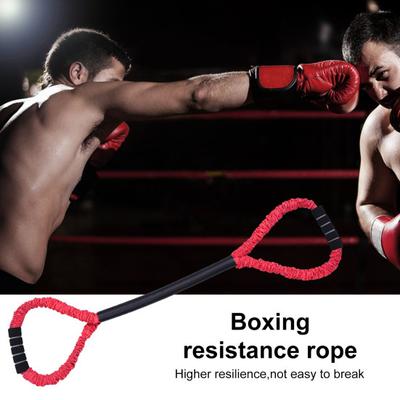 Soft Elastic 8-Figure Exercise Band for Men & Women Boxing Resistance Band for Arm Back Shoulder Foot Leg Yoga Gym Fitness Pulling Rope for