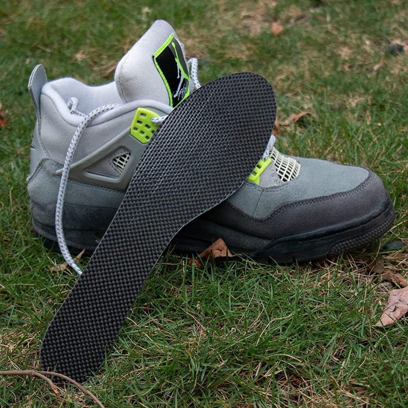 Carbon Fiber Insole For Men Running Sports Foot Insert Breathable Shoes Pads Female Sport Shoe-Pad Orthotic Shoe Sneaker Insoles