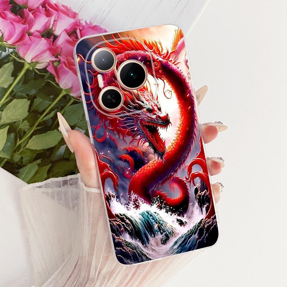 For Honor Power 5G Case DVD-AN80 DVD-AN00 Shockproof Cover Fashion Flower Marble Soft Silicone Fundas For Honor Power 2025 Coque